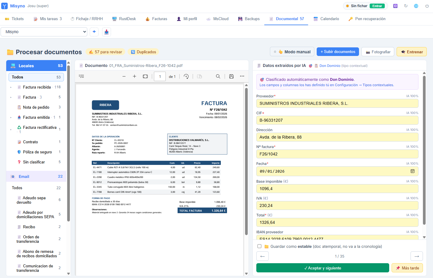 Procesar documentos con IA